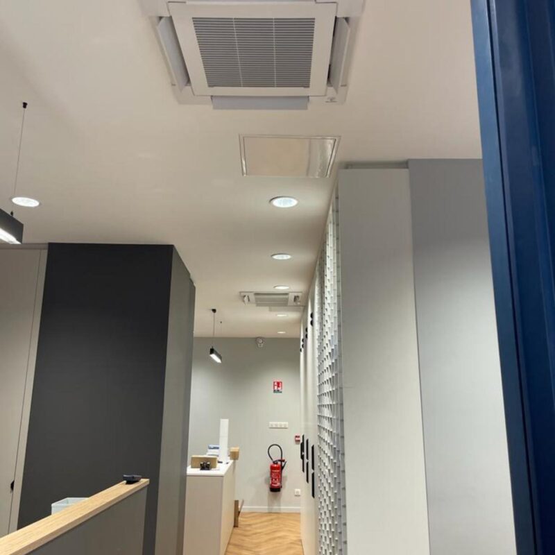 Installation de clim r&eacute;versible &agrave; S&eacute;lestat : Magasin KRYS Obernai 5